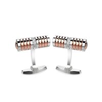 Gemelli Zancan Uomo Hi Teck in Acciaio Zirconia EHG047